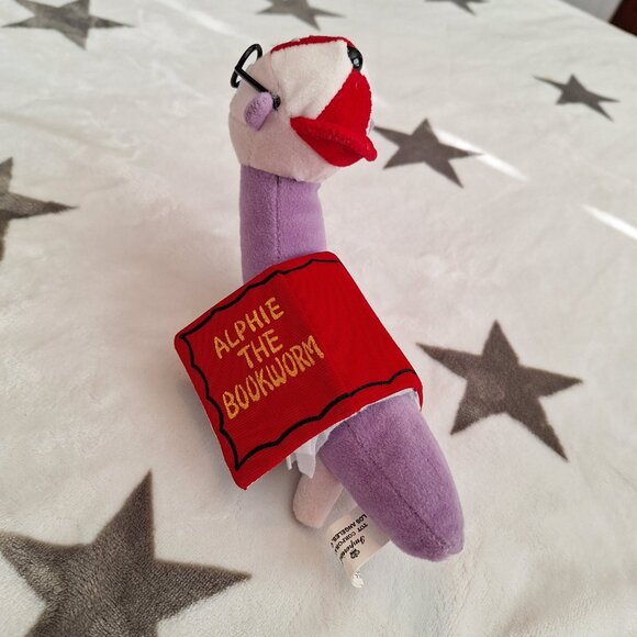 Vintage Imperial Toy Corporation ALPHIE the BOOK WORM 8" Plush Stuffed Animal LA - Picture 2 of 8